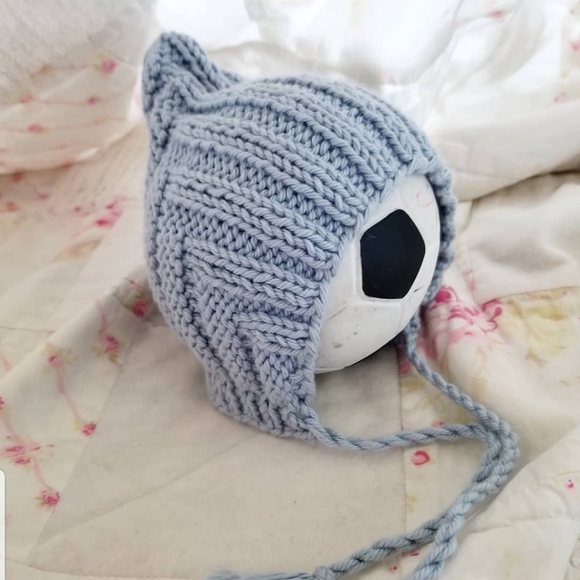 Other - Blue Shell Baby Pixie Bonnet Hat